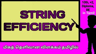 STRING EFFICIENCY