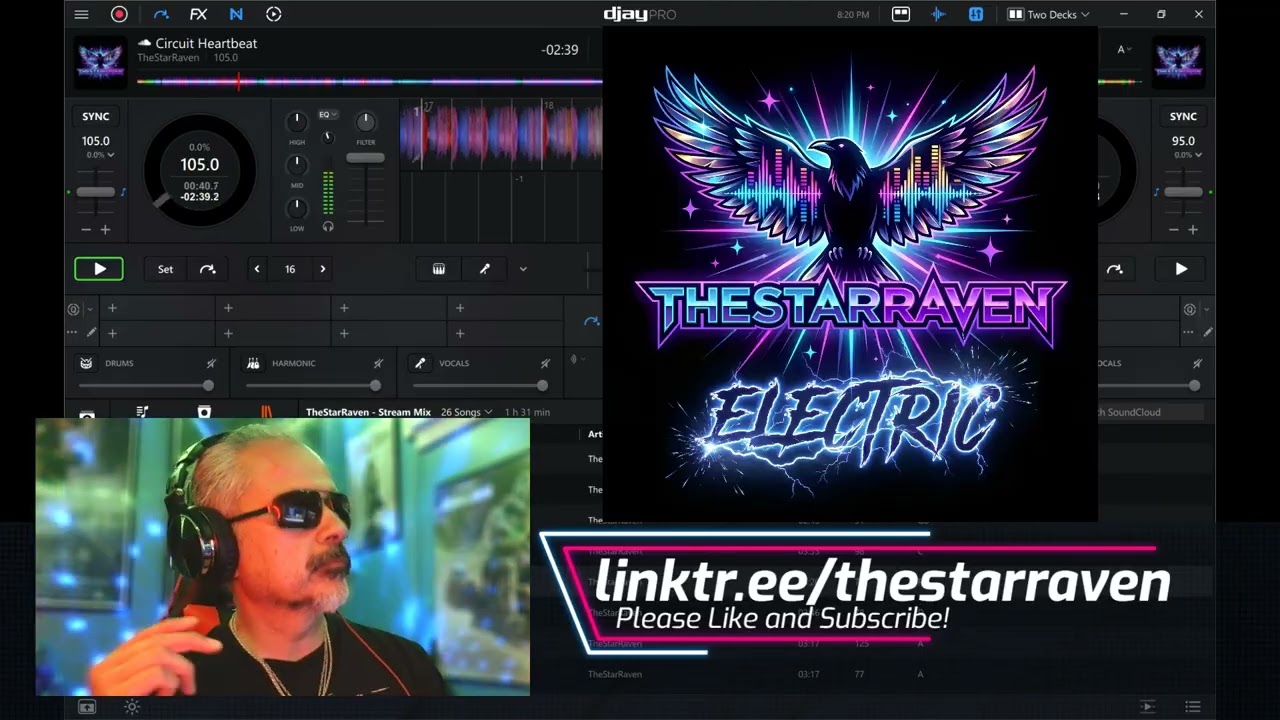 TheStarRaven - DJ Stream Vol 1 Ep 9 // Synthwave, Dance, EDM, Pop, Mix, Electronic, Playlist