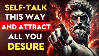 MAGICAL! Speak to Yourself This Way and ATTRACT All You Desire | Stoic Philosophy