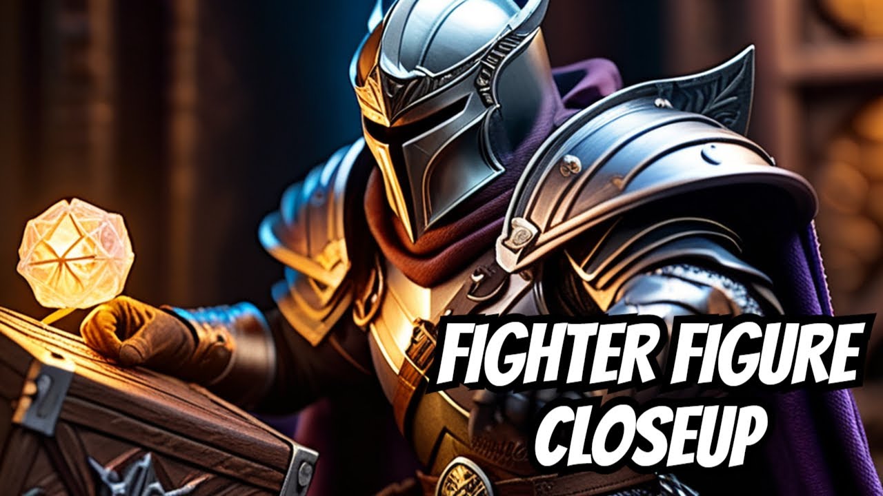 Unboxing Mythical Heroes: Closeup Look at D&D Fighter Miniature