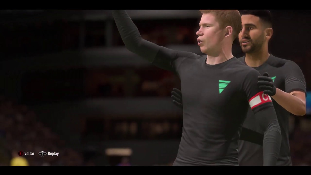 Kevin De Bruyne de fora da área - FIFA 20