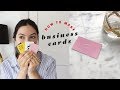 Designing a Business Card | Paola Kassa