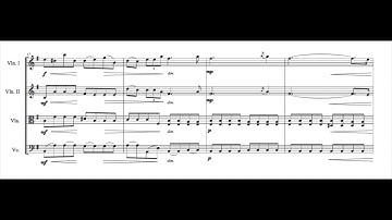 Chopin Prelude Op. 28 No.4 (String Quartet ver.) Sheet music