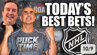 NHL Picks Friday: Predictions & Best Bets LIVE | PuckTime 10/9