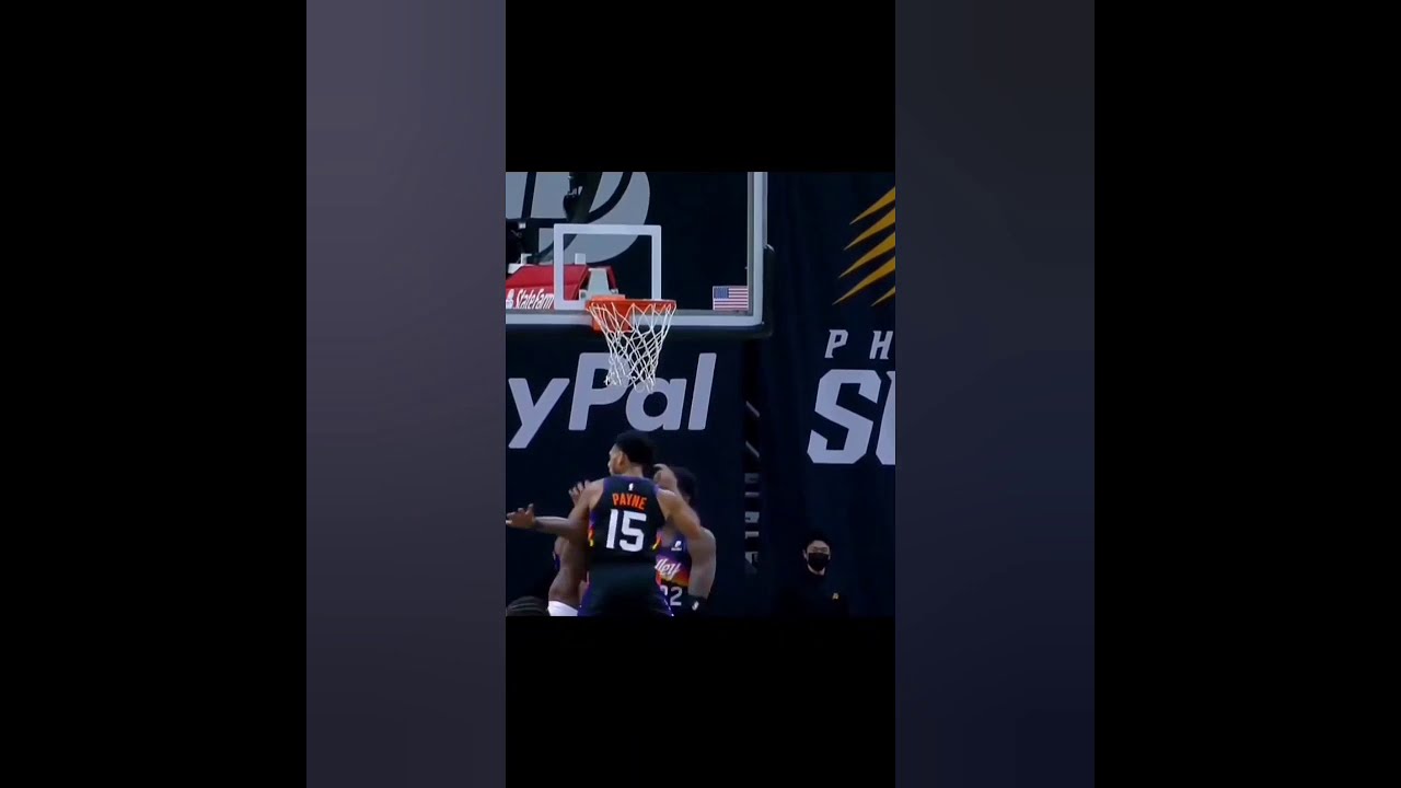 Paul George and Devin Booker get heated after collision