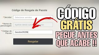 CORRE !! SAIU CÓDIGO DE GRAÇA NO GENSHIN IMPACT 