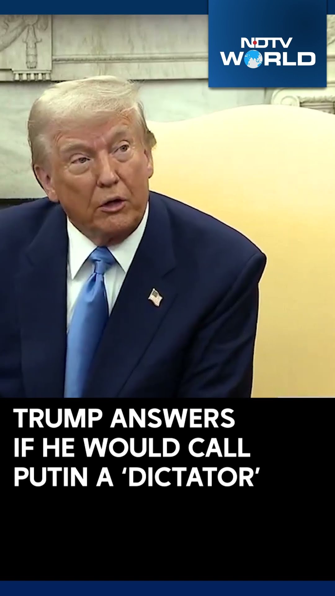 Trump Answers If He Would Call Putin A Dictator After Calling Zelenskyy One