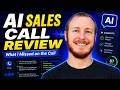 I Let AI Critique My Sales Call… It Found What I Missed