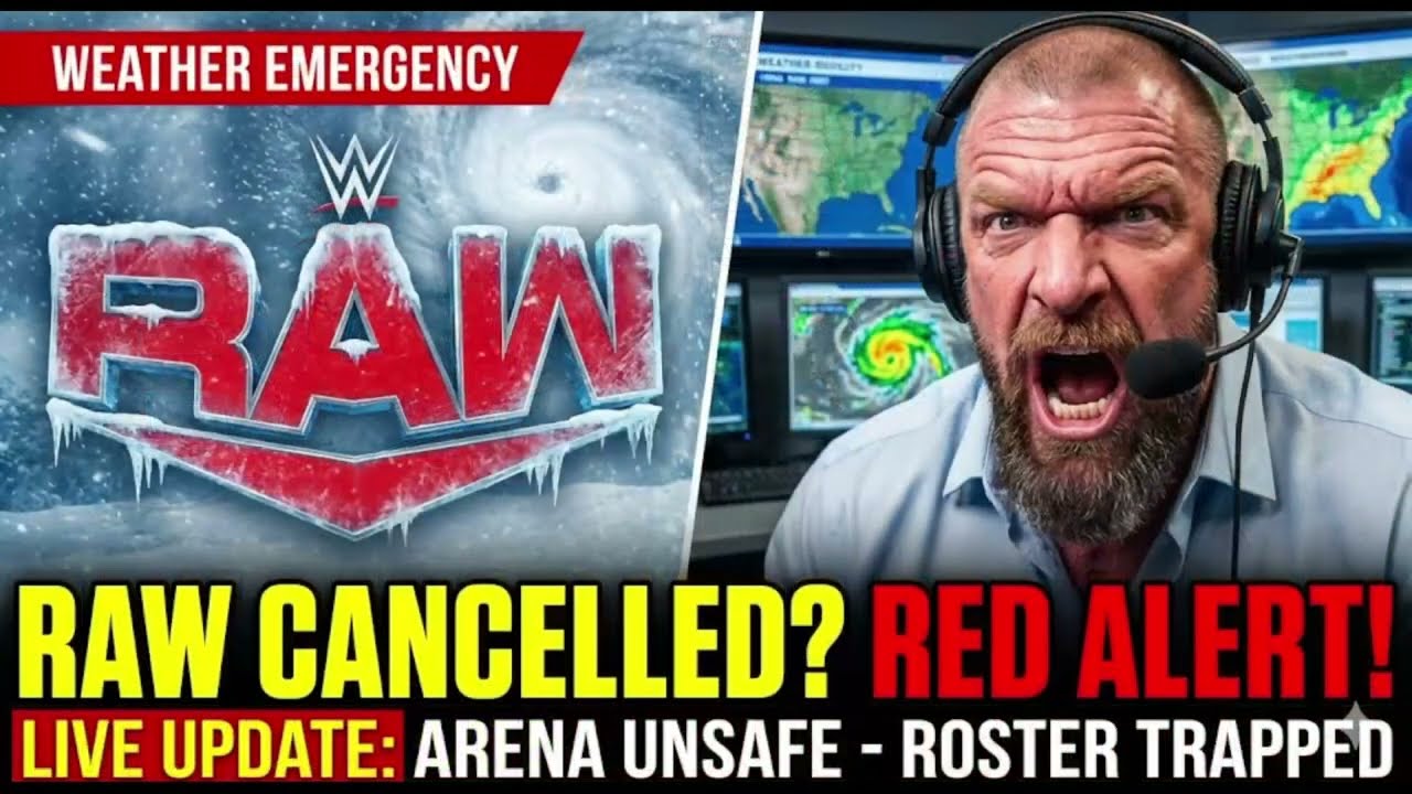 WWE RAW CANCELLED 2026...MAJOR ANNOUNCEMENT...SNOW STORM DISASTER...Wrestling News