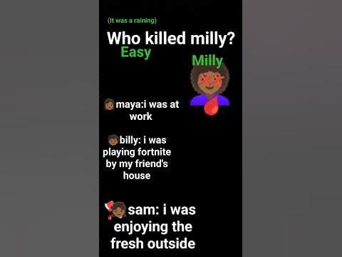 who killed milly?? - YouTube