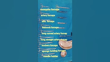 surgical instruments during surgery procedure 👍names of instruments #biology #anatomy #scalpel #drug