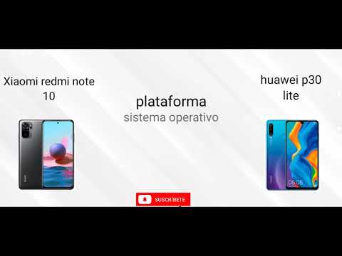 Xiaomi redmi note 10 vs Huawei p30 Lite | comparación |