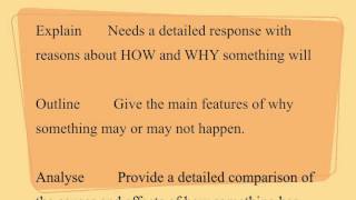 What are command words