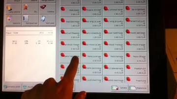 Tiny Core Linux based touch screen POS System with kinetic scroll