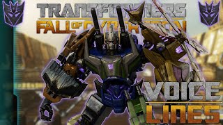 Transformers: Fall of Cybertron - Bruticus Voice Lines