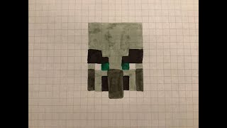 Evoker Minecraft Drawing