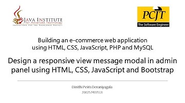 Web Project Development | Building an e-commerce web application | Task 47 | Dinithi Deraniyagala