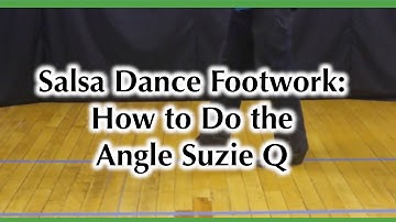 Salsa Dance Footwork Shines - How to do the Angle Suzie Q