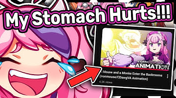 Mousey Reacts to PEAK Ironmouse Connor Animation Backrooms