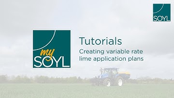 SOYL - MySOYL: Creating variable rate lime application plans