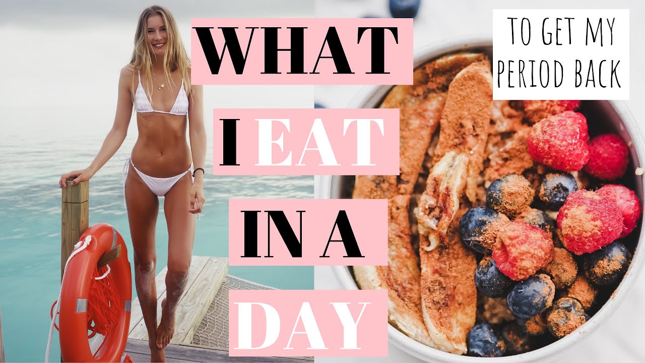 What I Eat In A Day To Get My Period Back Easy Vegan Intermittent Fasting Seed Cycling Youtube