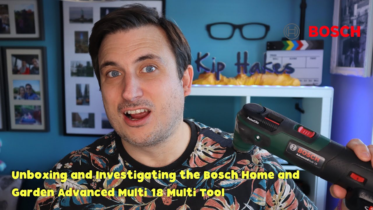 Unboxing and Investigating the Bosch Home and Garden Advanced Multi 18  Multi Tool 