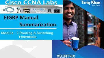 Free CCNA | Lab 11 EIGRP Implementation Manual Summarization | Cisco Training Urdu | Hindi