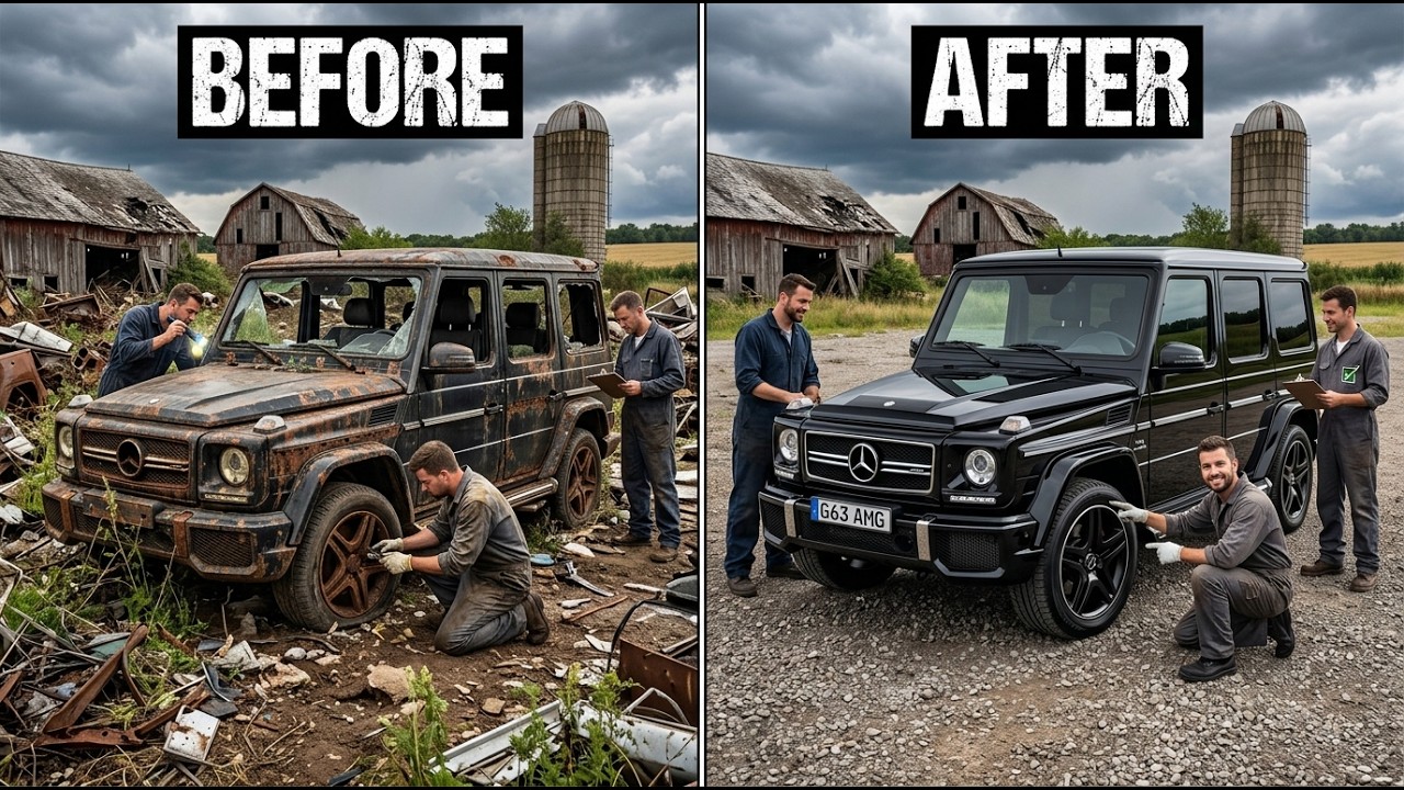 Rusty Amg Abandoned Mercedes G63 AMG Restoration | 🛠️ Rusty G-Wagon Rebuild ...