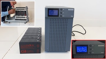 How to change UPS Battery socomec ITY-E-TW030B-U 3000VA-2400W