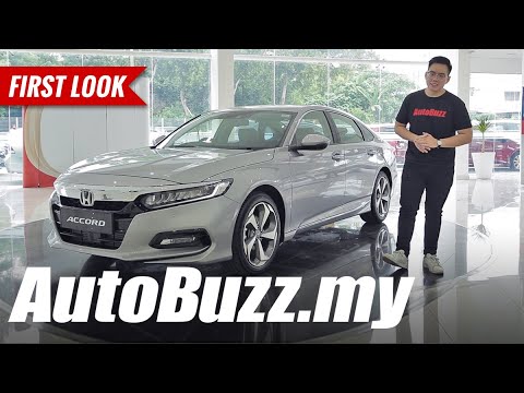 2020 Honda Accord 1.5L VTEC Turbo, First Look - AutoBuzz.my - YouTube