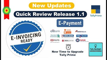 Tally Prime Release 1.1 Quick Review | How to upgrade latest release | New updates in Tally Prime