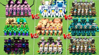 ALL MOBS BATTLE ROYALE | ALL MOBS ARMY TOURNAMENT in Minecraft Mob Battle ( featuring MUTANTS )
