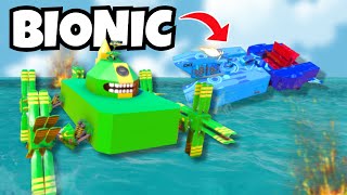 We had a BIONIC BOAT BATTLE in TRAILMAKERS!!