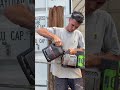 Schnitzen Eines Hawaiianischen Tiki Ki I Aus Einem Telefonmast Hawaii Tiki