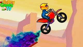 про мотоцикл   Прикольная гоночная игра Bike Race Выполняем различные сложные трюки screenshot 2