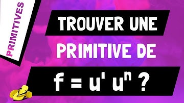 Comment trouver une primitive d