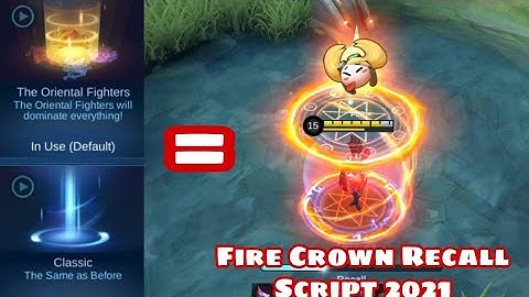 FIRE CROWN RECALL SCRIPT | Patch Yve 2021 | Full Sound + Effect | by Per Gameplay