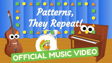 Patterns They Repeat - Music Video | Dino Squirrel | KIDS MUSIC, EDUCATIONAL, SING, DANCE!