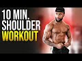 10 Min. Home Shoulder Workout (NO EQUIPMENT) - Follow Along