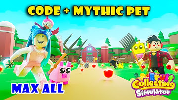 All New Codes Working & Getting Best Mythical Pets in New Game Fruit Collecting Simulator! [Roblox]