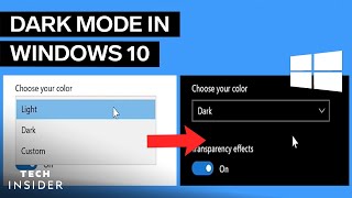 how to enable dark mode in windows 10