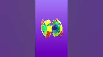 Colorful letter H built in Cinema4D #3danimations #3dart #3dbuildings.