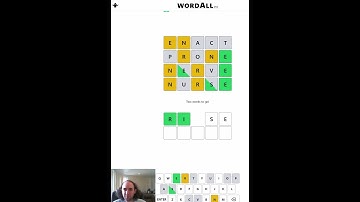 WordALL- Wordle with multiple answers! (2 Jun 24 puzzle)  #variant #wordgames #puzzle #speedsolving