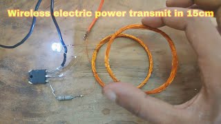 how to make wireless electricity transfer project ||  SK creatives