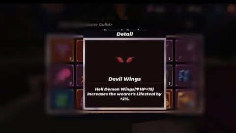Trying to get the devil wings part(1) in skyblock blockman go