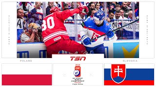 Poland vs. Slovakia Highlights | 2024 Men's World Hockey Championship