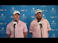 Shane lowry and rory mcilroy thursday flash interview 2024 zurich classic of new orleans