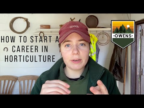 How to start a career in horticulture