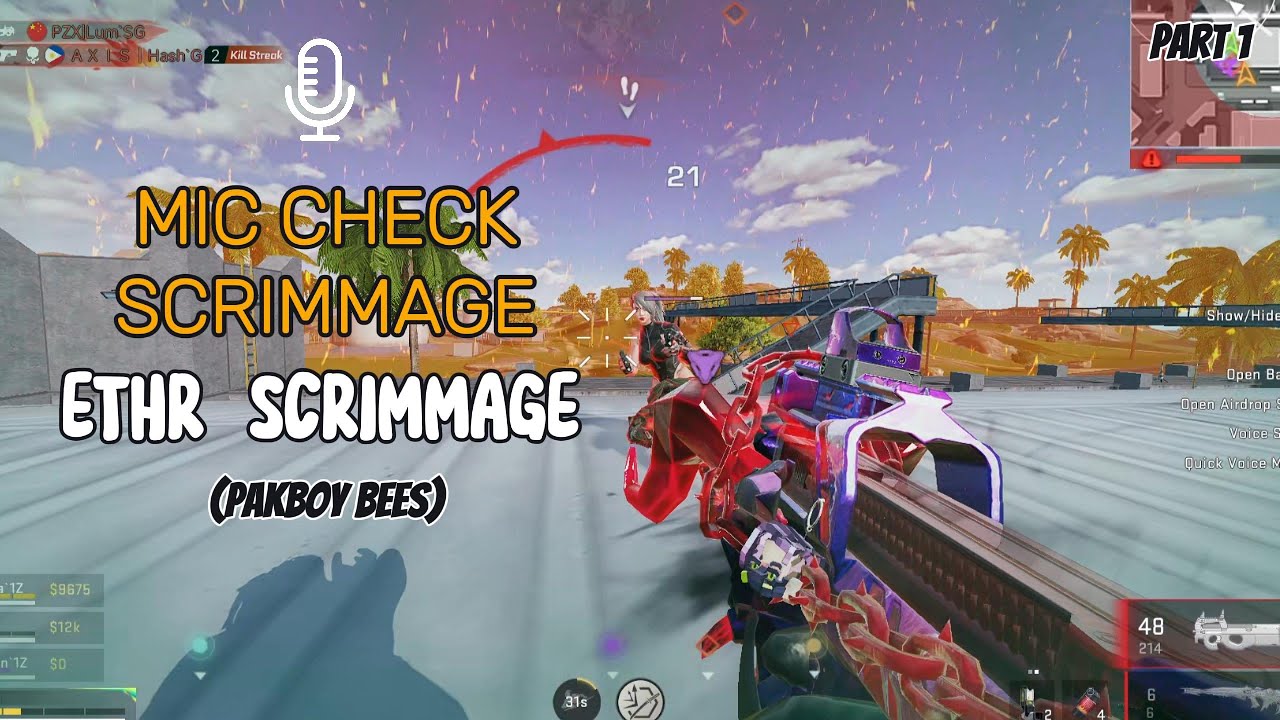 BLOOD STRIKE - MIC CHECK ETHR SCRIMMAGE - Bug Air - PART 1