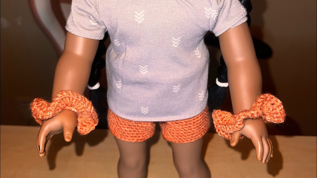 Scrunchie DIY for American Girl doll- Crochet project